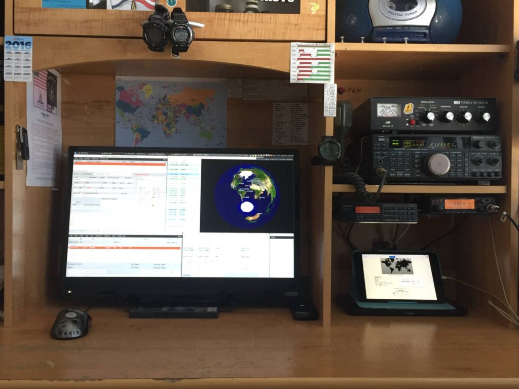 This is my ham radio station