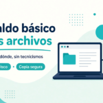 Copia de seguridad de archivos en disco externo y nube